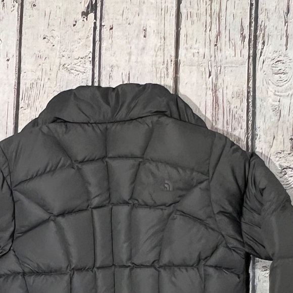 The North Face Dark Gray 600 Goose Down Zip Up Puffy Coat Jacket Womens - Picture 6 of 8